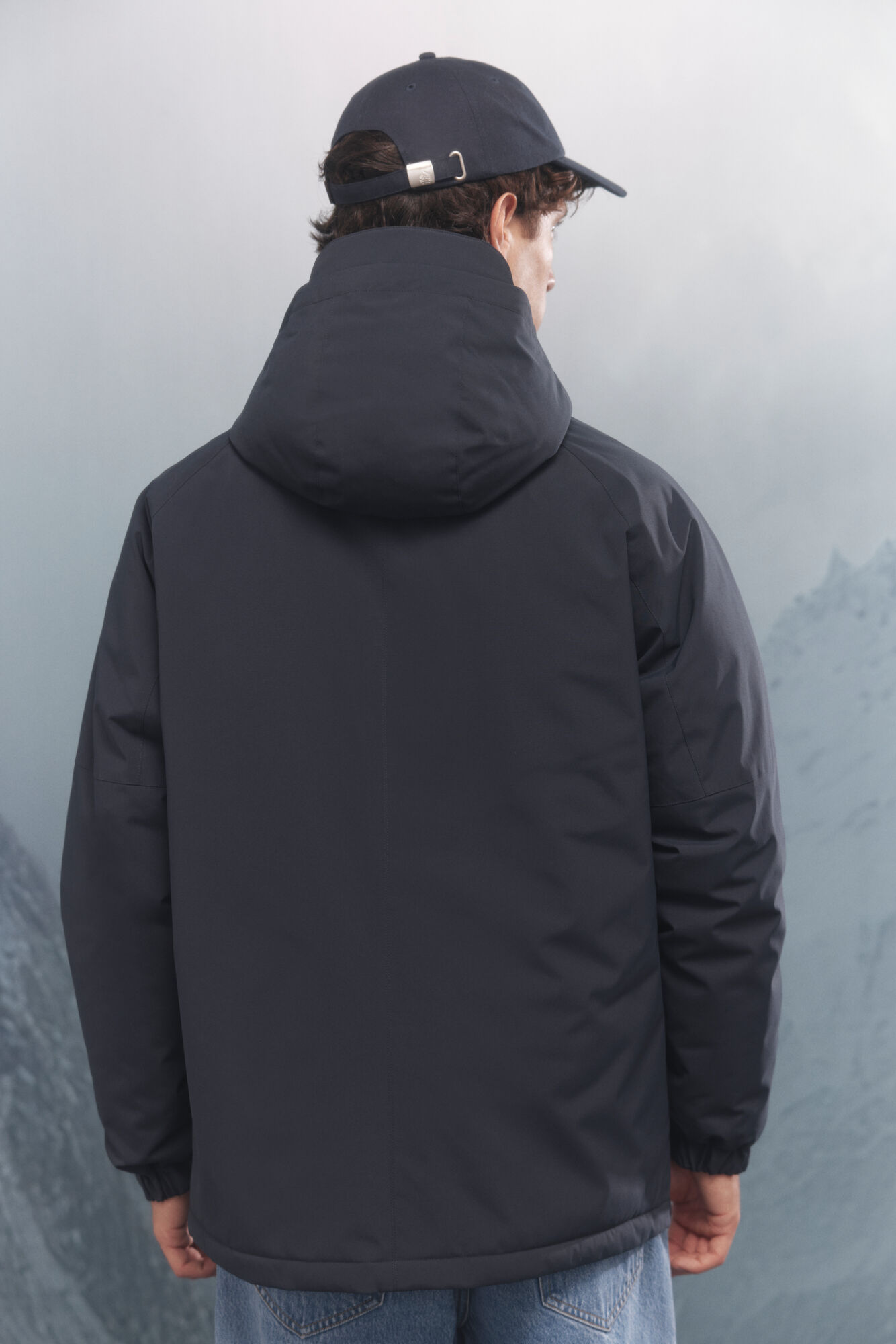 Springfield Parka t&eacute;rmica con relleno azul