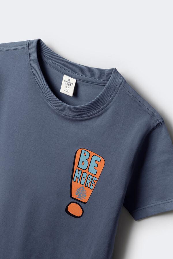 Springfield Kids Camiseta psicodelica niño azul indigo