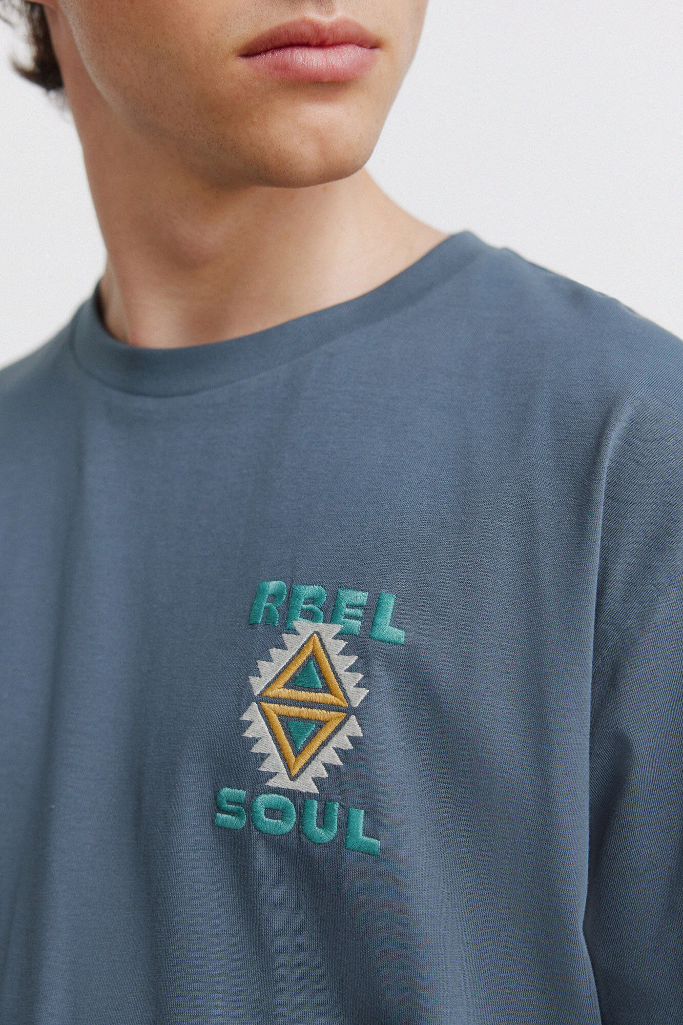 Springfield Playera Rbel nativa azul