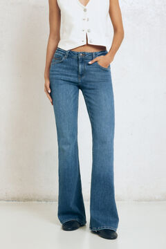 Springfield Jeans flare azul