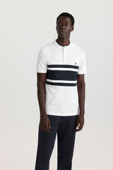 Springfield Polo cuello mao bloques de color slim fit natural
