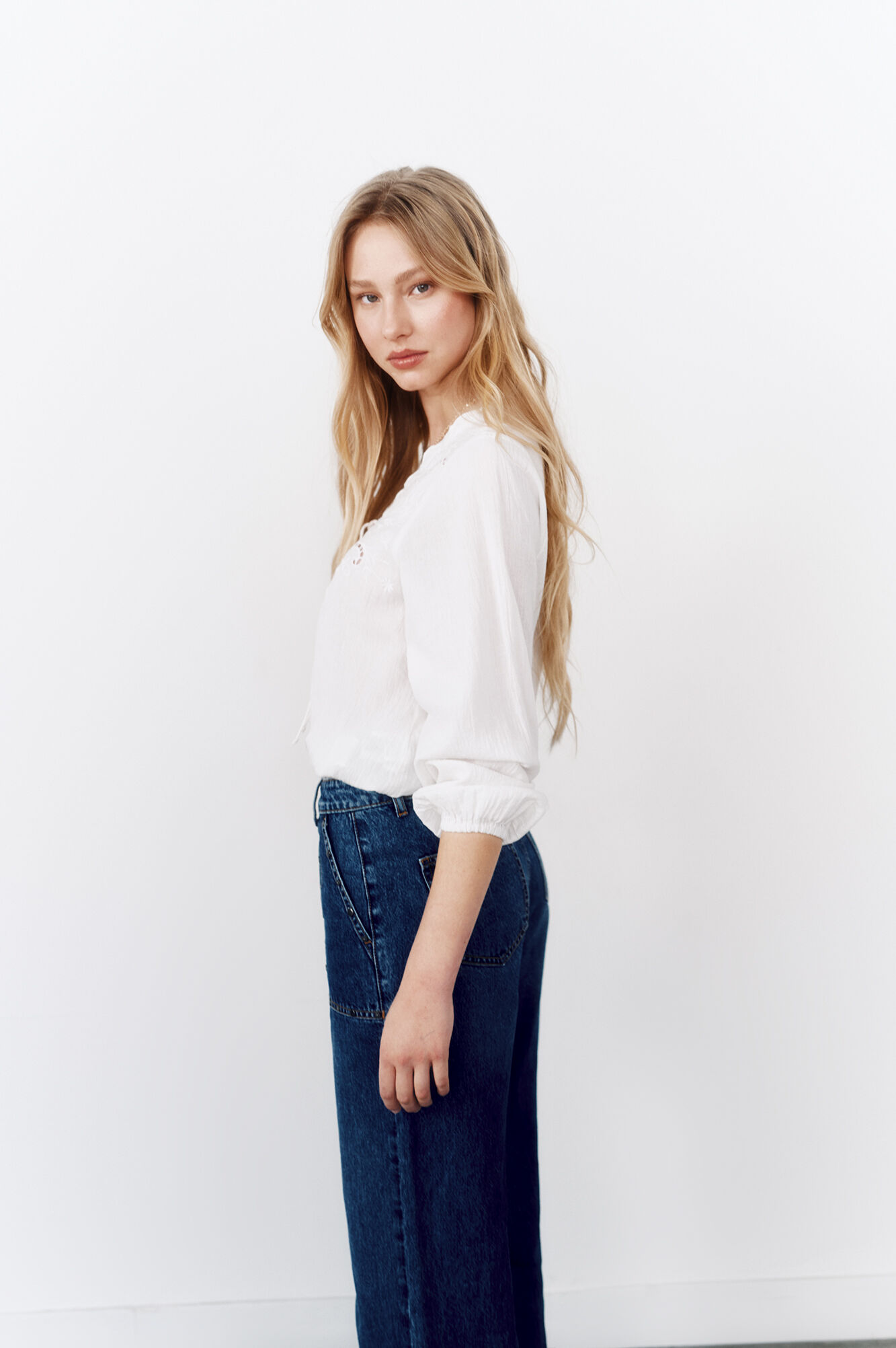 High Spirits Camisa "Cherish" beige