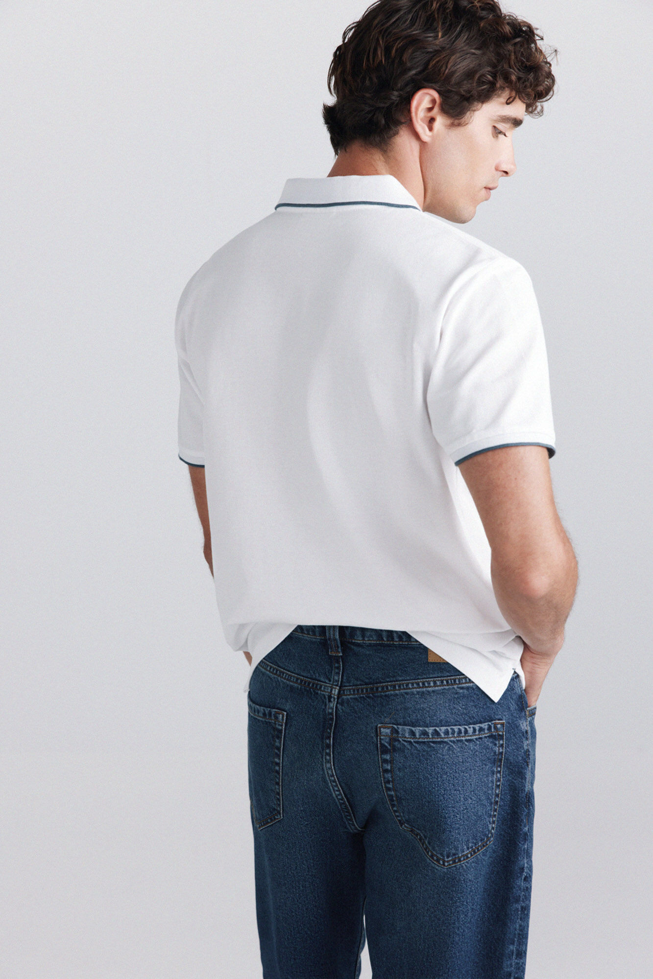 Springfield Polo de piqu&eacute; con contrastes slim fit natural