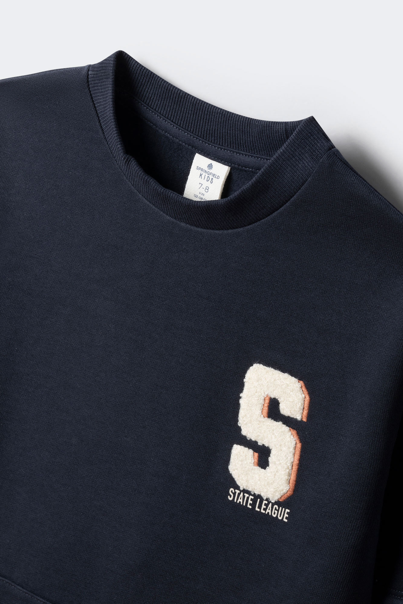 Springfield Kids Sudadera doble capa ni&ntilde;o azul