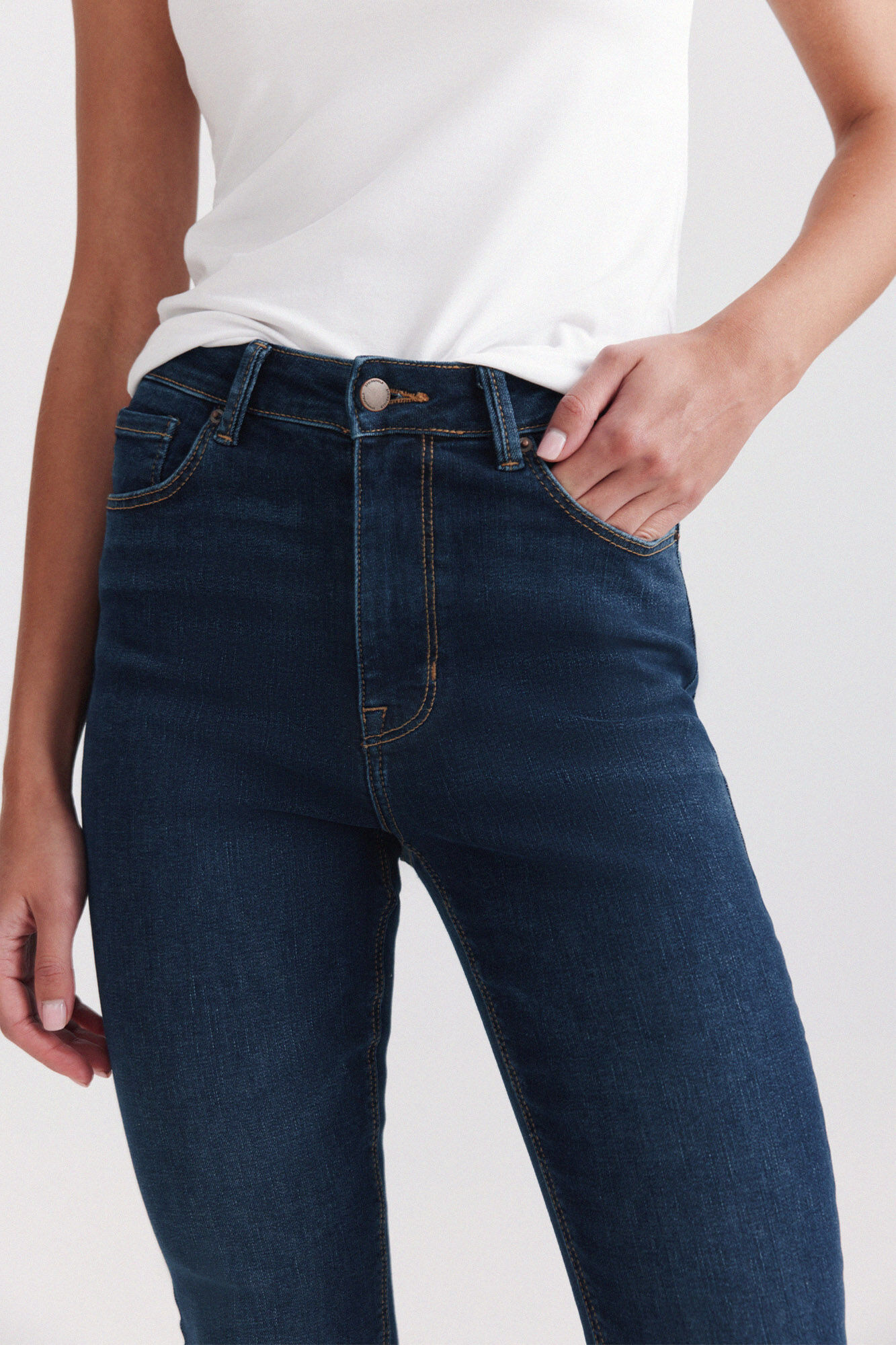 Springfield Jeans skinny de tiro alto