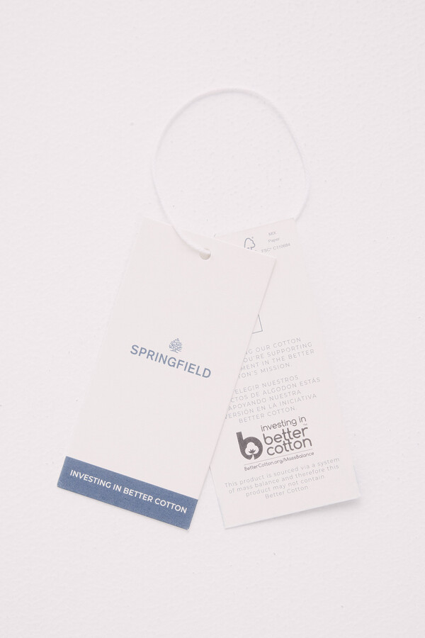 Springfield Bermudas seersucker relaxed fit beige