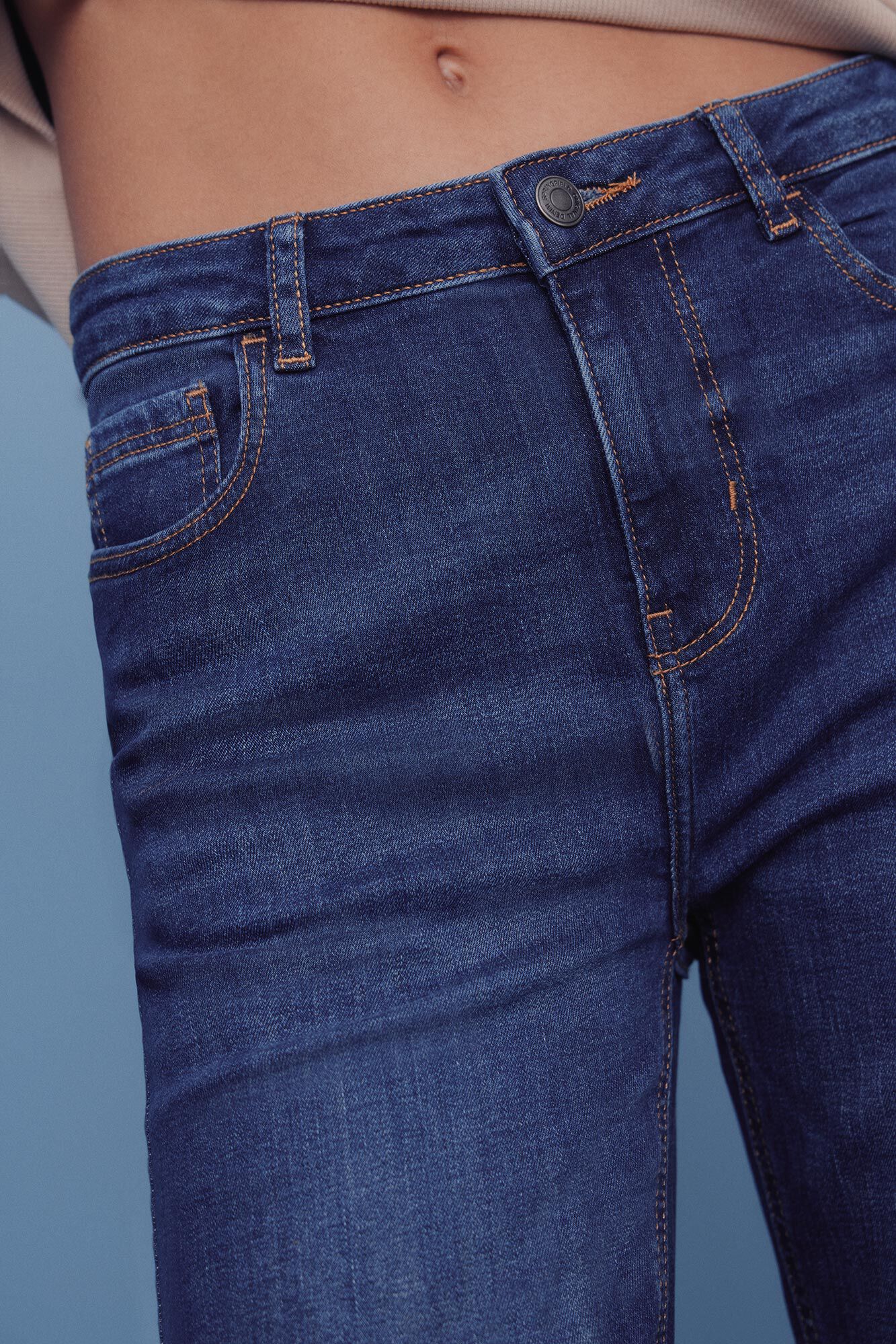 Springfield Jeans kick flare azul