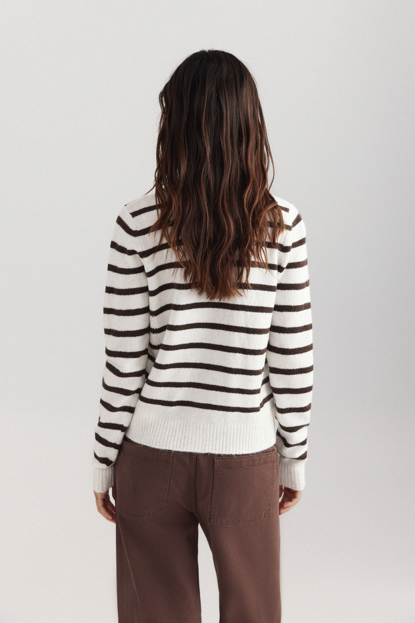 Springfield Chaqueta de punto suave beige