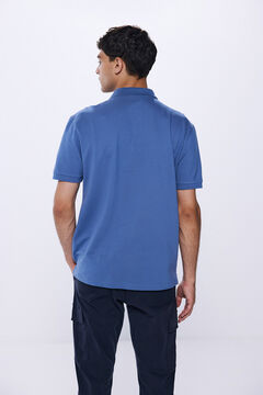 Springfield Polo piqué basico regular fit azul tinta