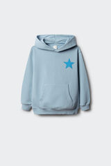 Springfield Kids Sudadera con estrellas foil para ni&ntilde;a azul