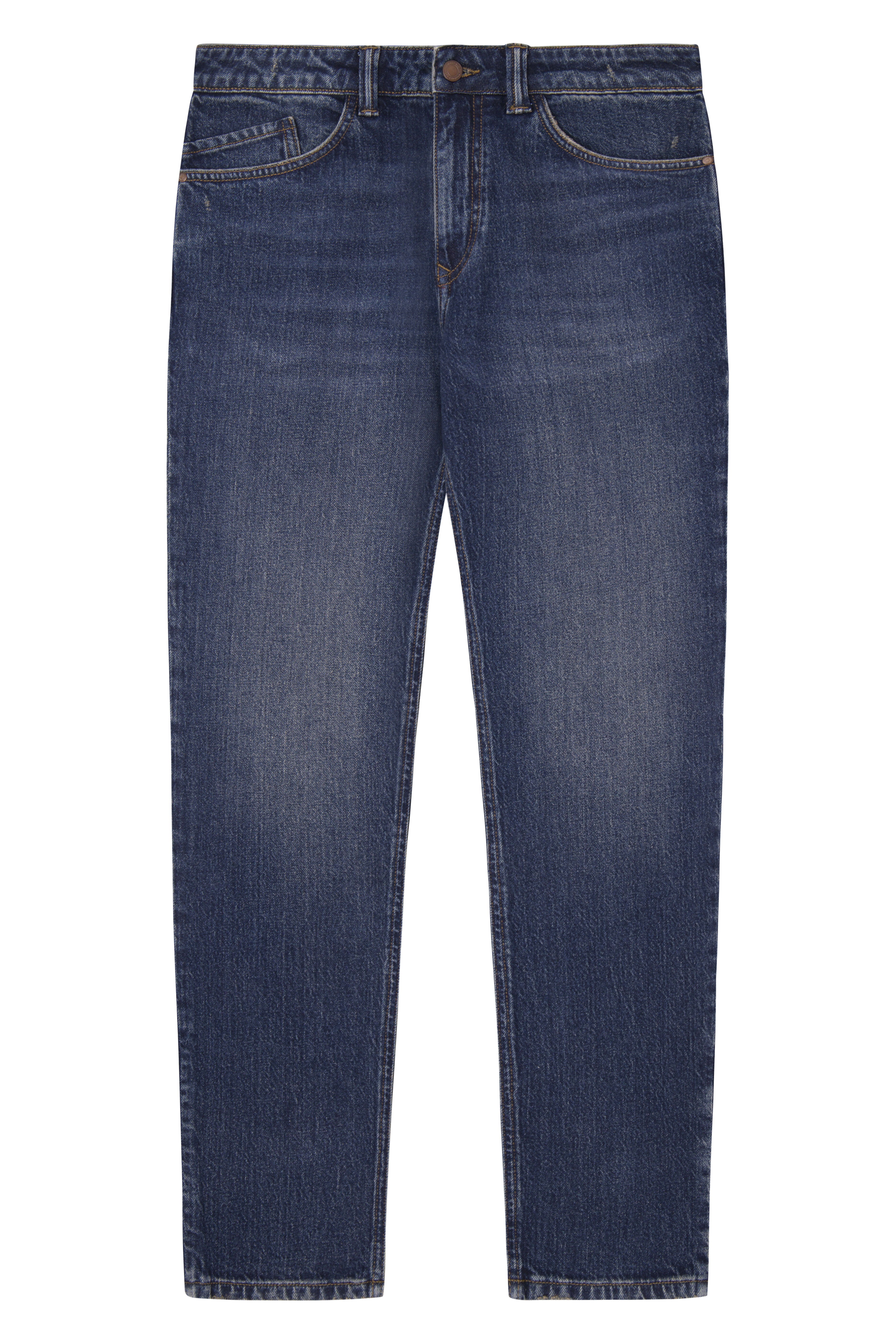 Springfield Jeans regulares lavado oscuro ensuciado turquesa