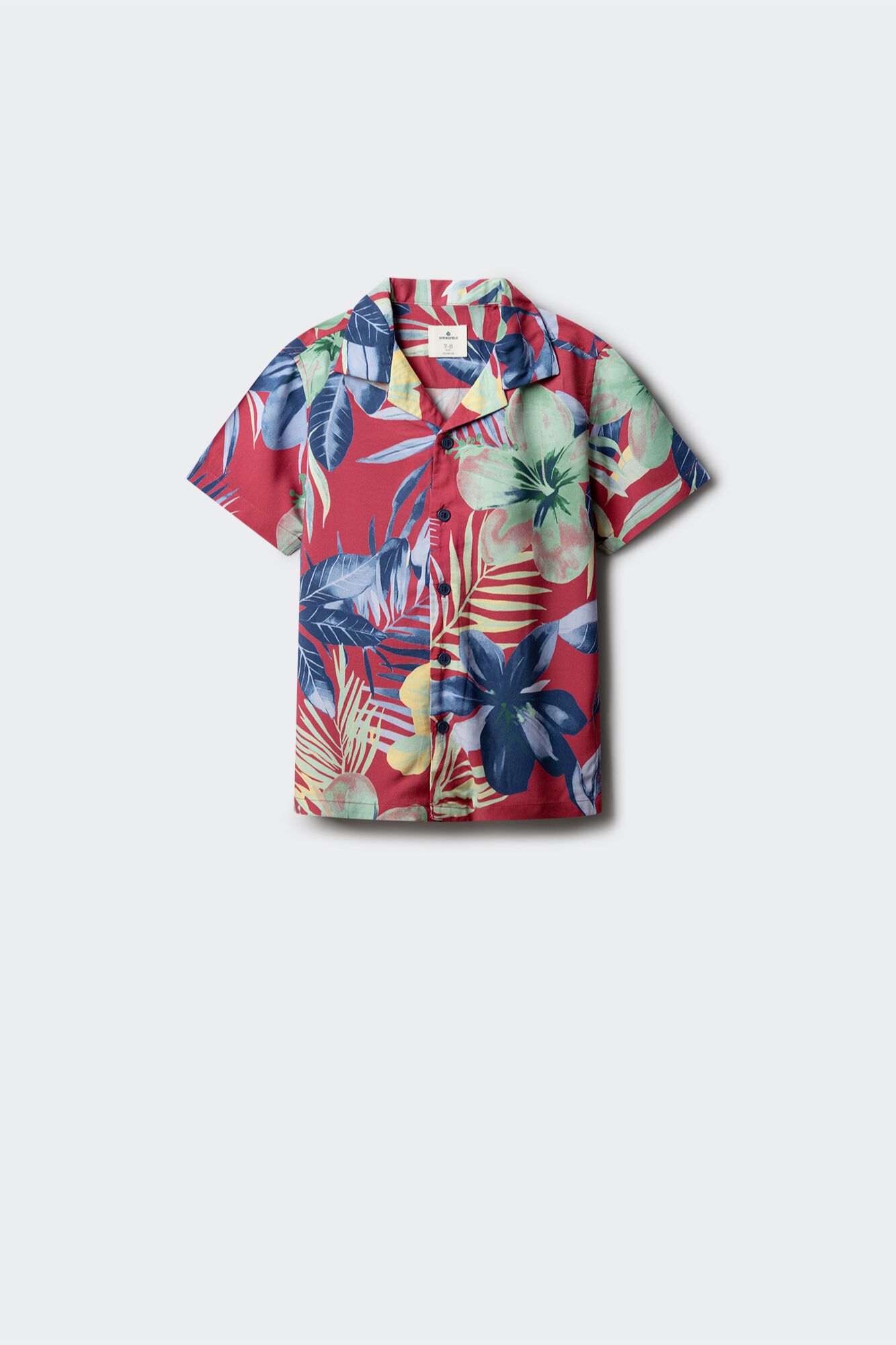 Springfield Kids Camisa de manga corta con estampado floral para ni&ntilde;o