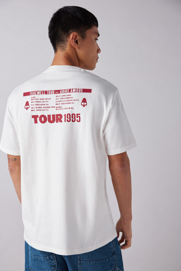 Springfield Playera Ramones Tour 1995 marfil
