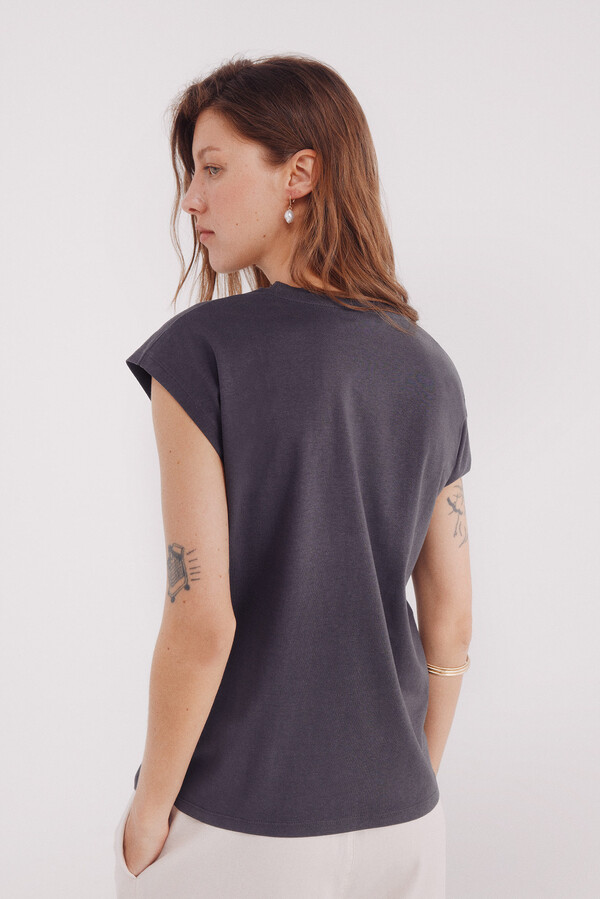 Springfield Playera gráfica  gris