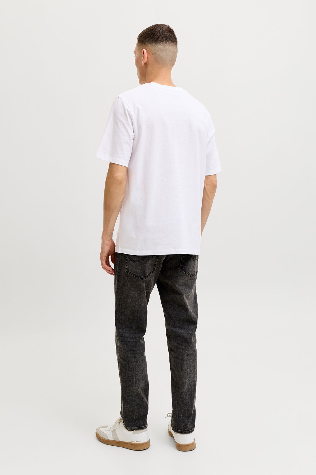 Jack & Jones Playera slim de manga corta natural