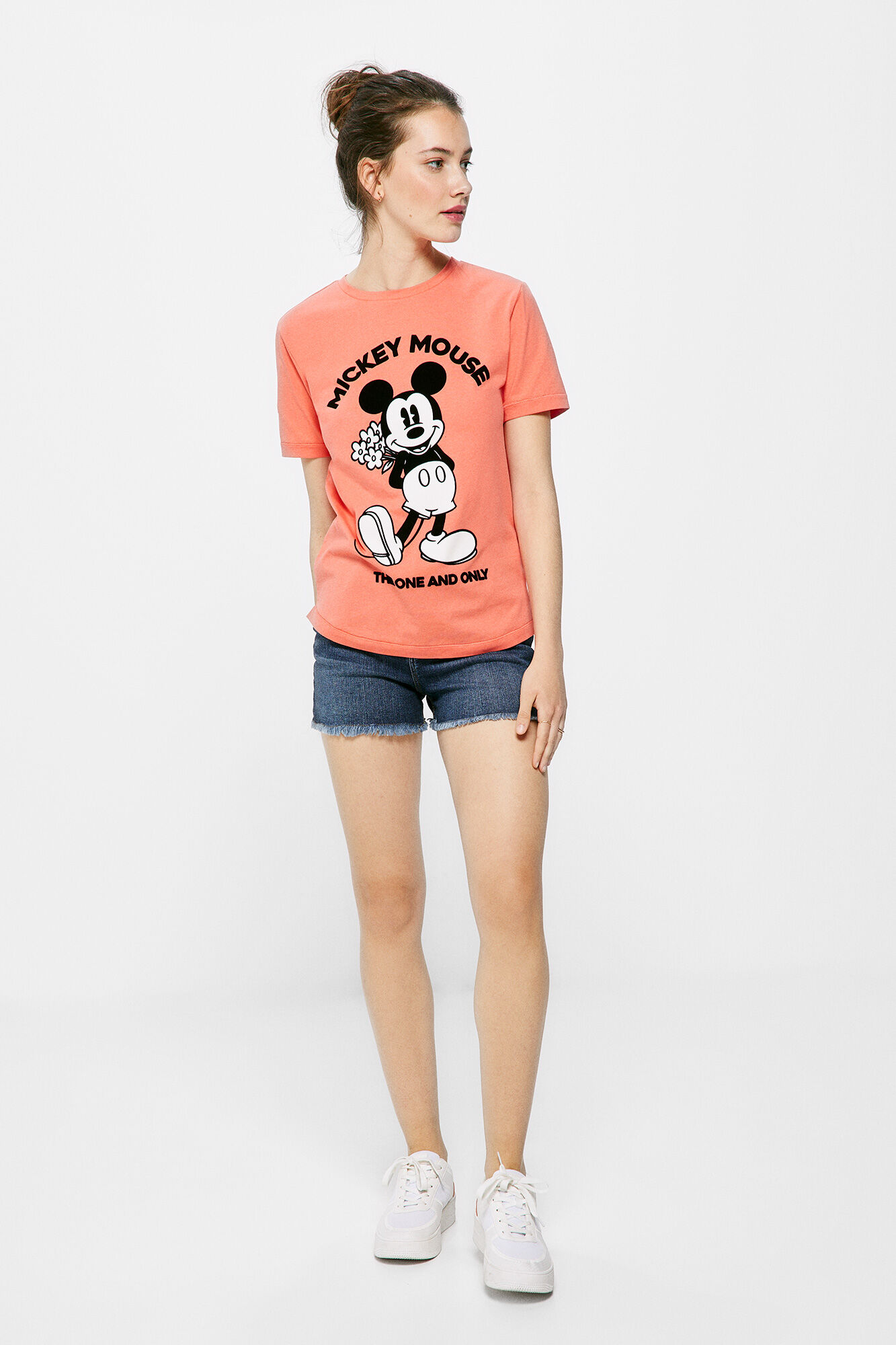Springfield Playera"Mickey Mouse" naranja