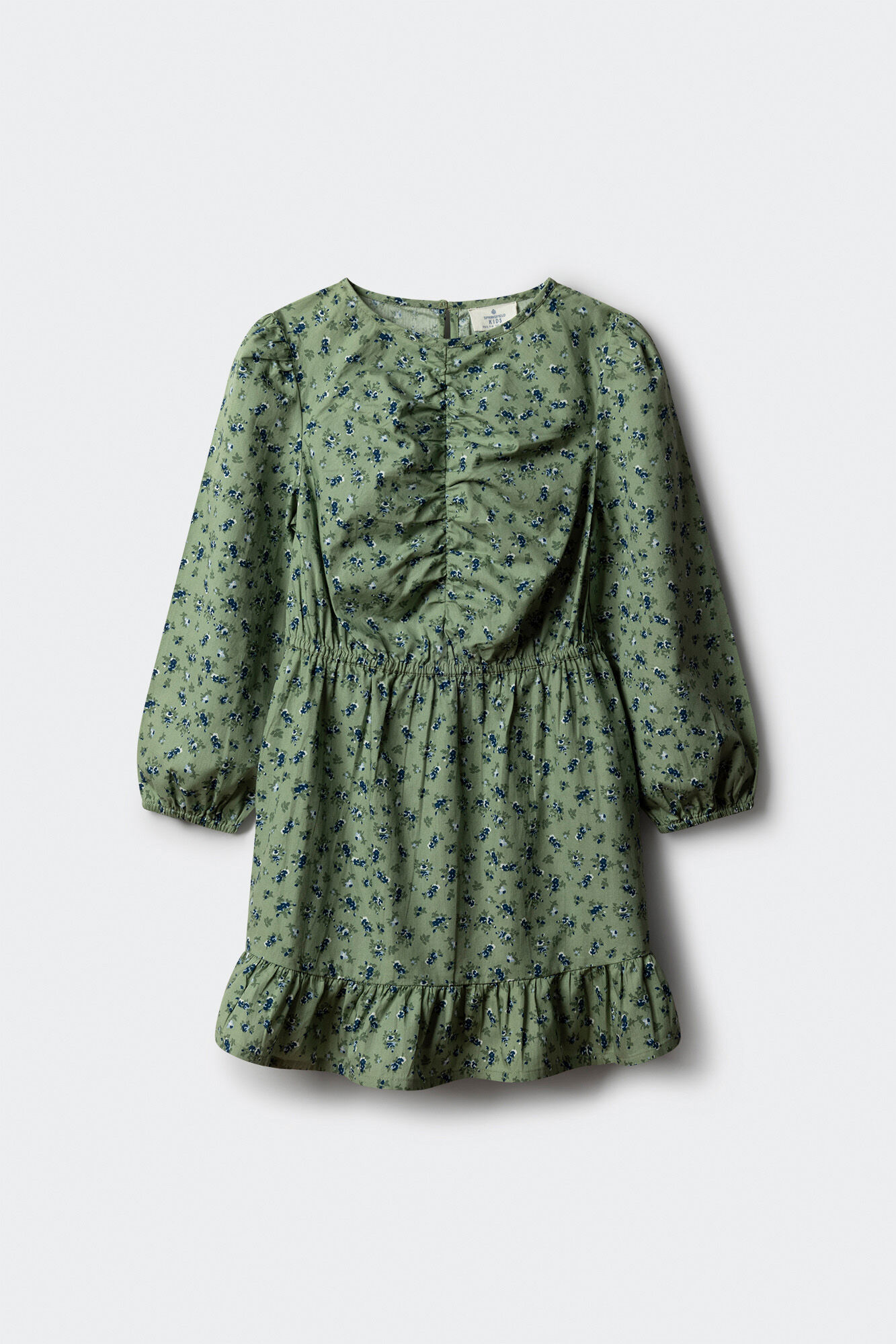 Springfield Kids Vestido flores ni&ntilde;a verde