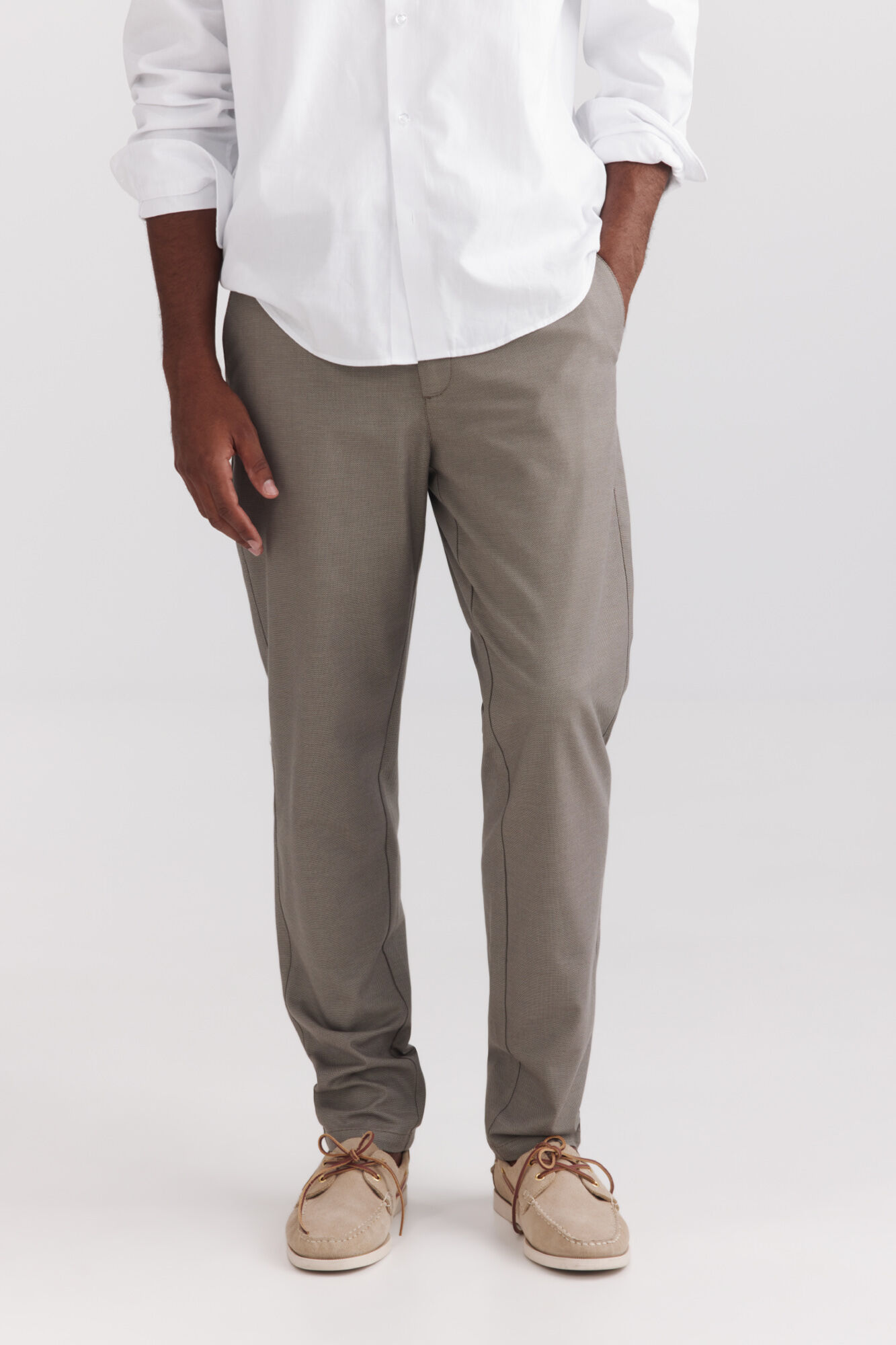 Springfield Pantal&oacute;n chino de estructura bicolor comfort fit