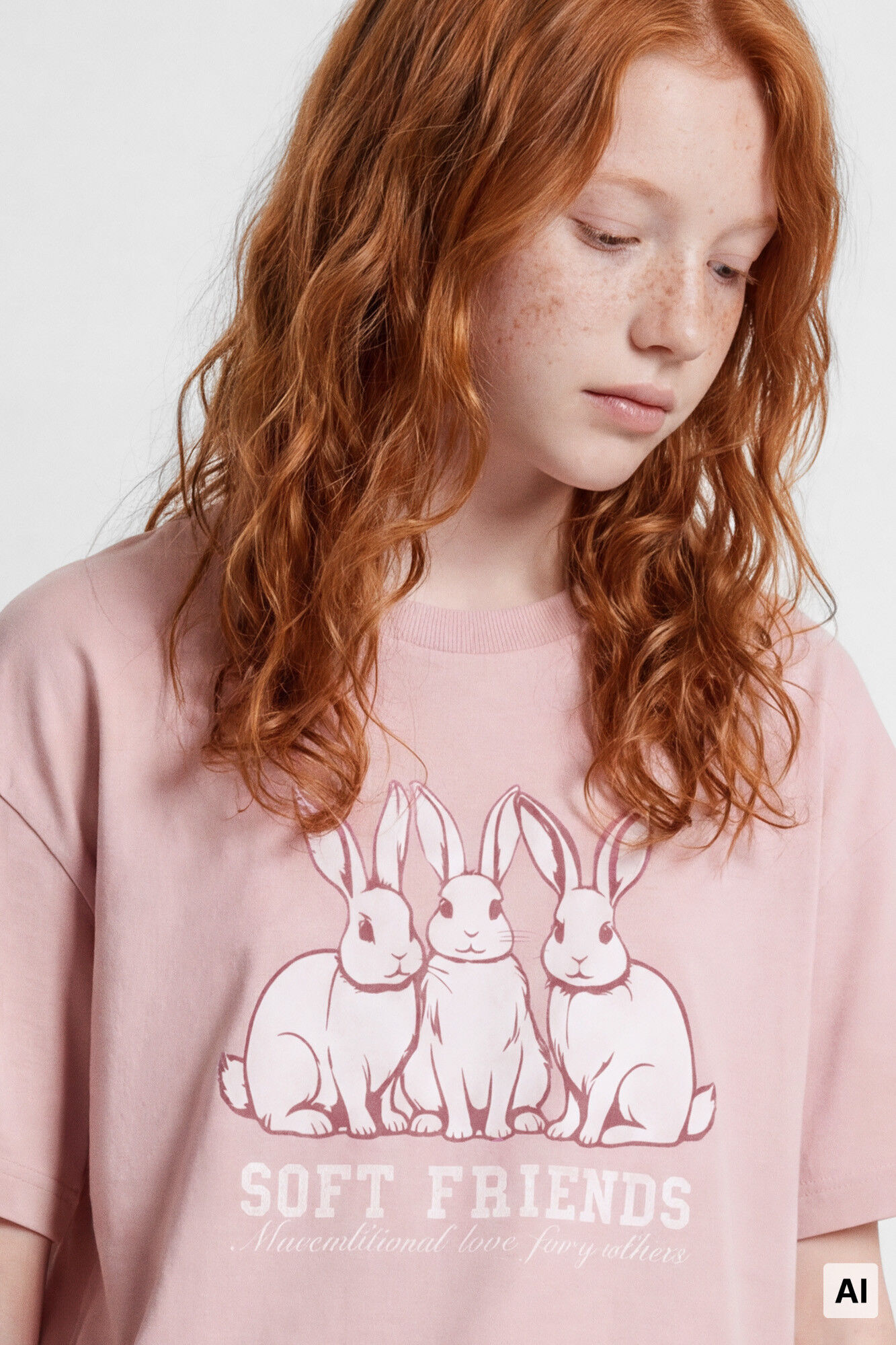Springfield Kids Playera manga corta conejos ni&ntilde;a