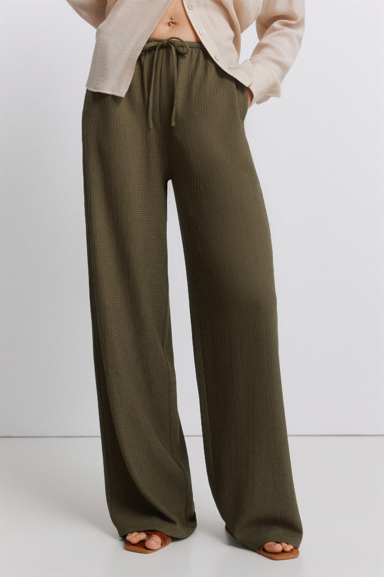Springfield Pantal&oacute;n largo holgado de estructura