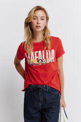 Springfield Playera "Mafalda" rojo