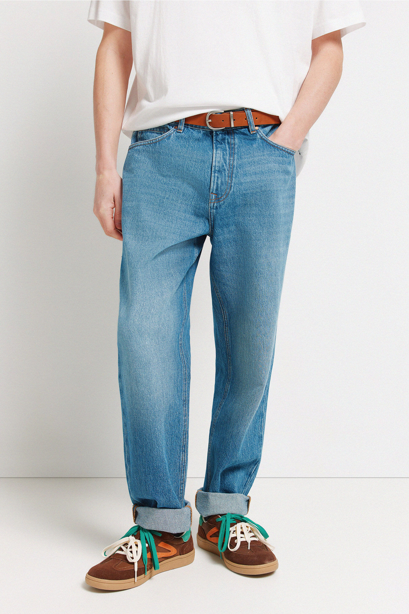 Springfield Jeans lavado medio corte recto