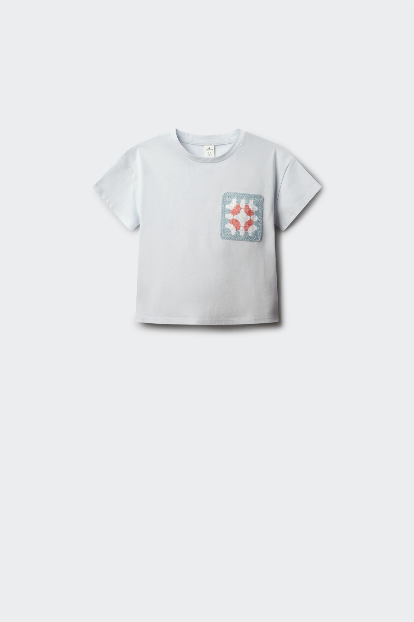 Springfield Kids Playera de manga corta con bolsillo de crochet para ni&ntilde;a