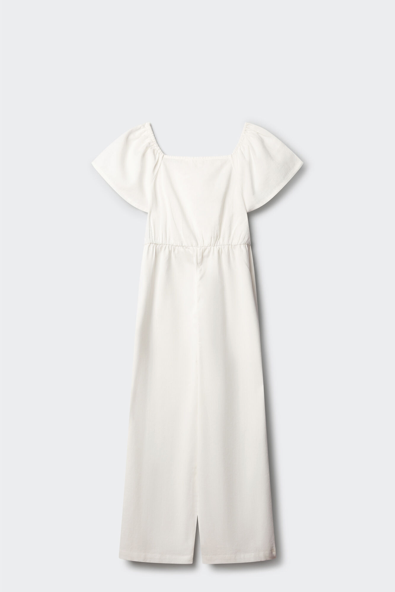 Springfield Kids Overol bordado suizo para ni&ntilde;a marfil