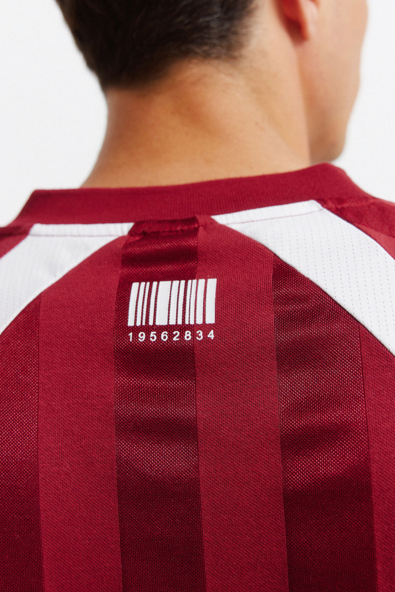 Springfield Playera de f&uacute;tbol de piezas rojo