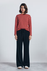 Springfield Pantalón jogger ancho negro