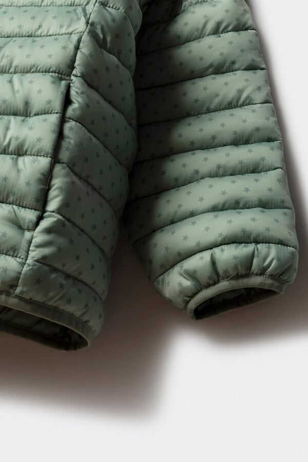 Springfield Kids Chaqueta acolchada estrellas niña verde