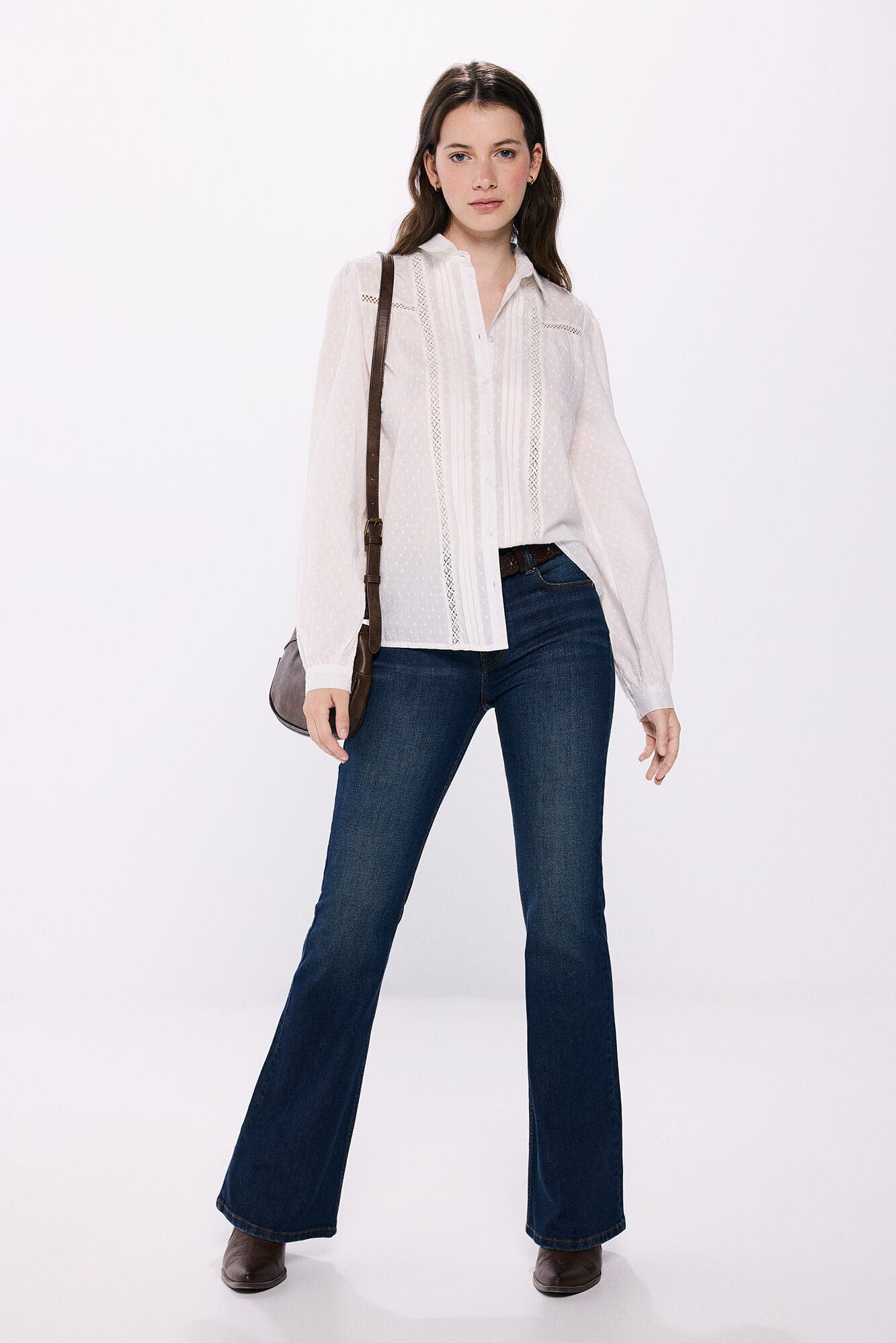 Springfield Blusa lace frontal