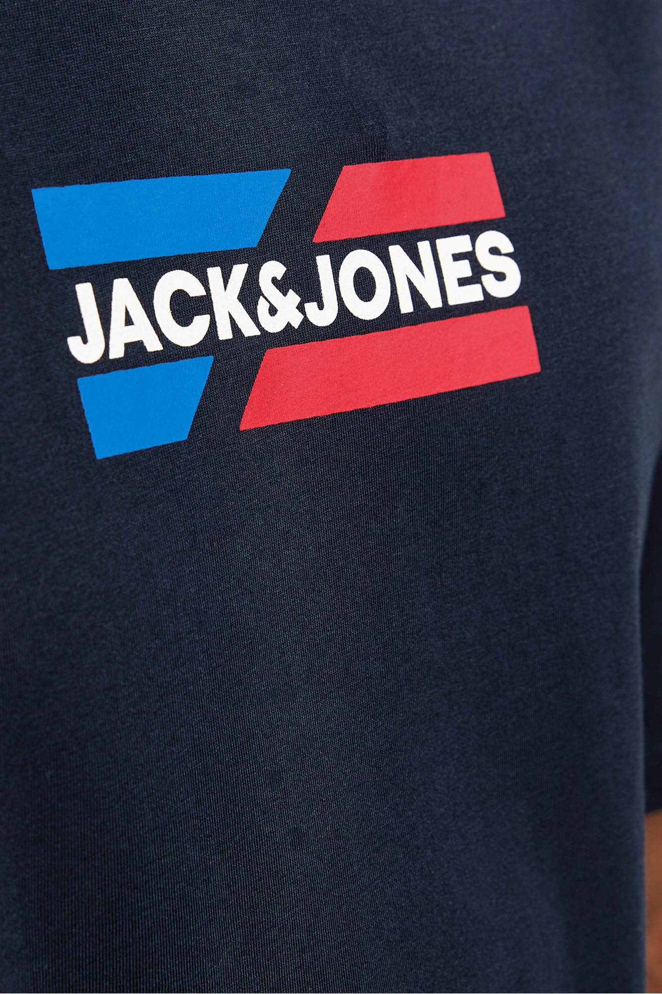 Jack & Jones Playera regular fit logo marino