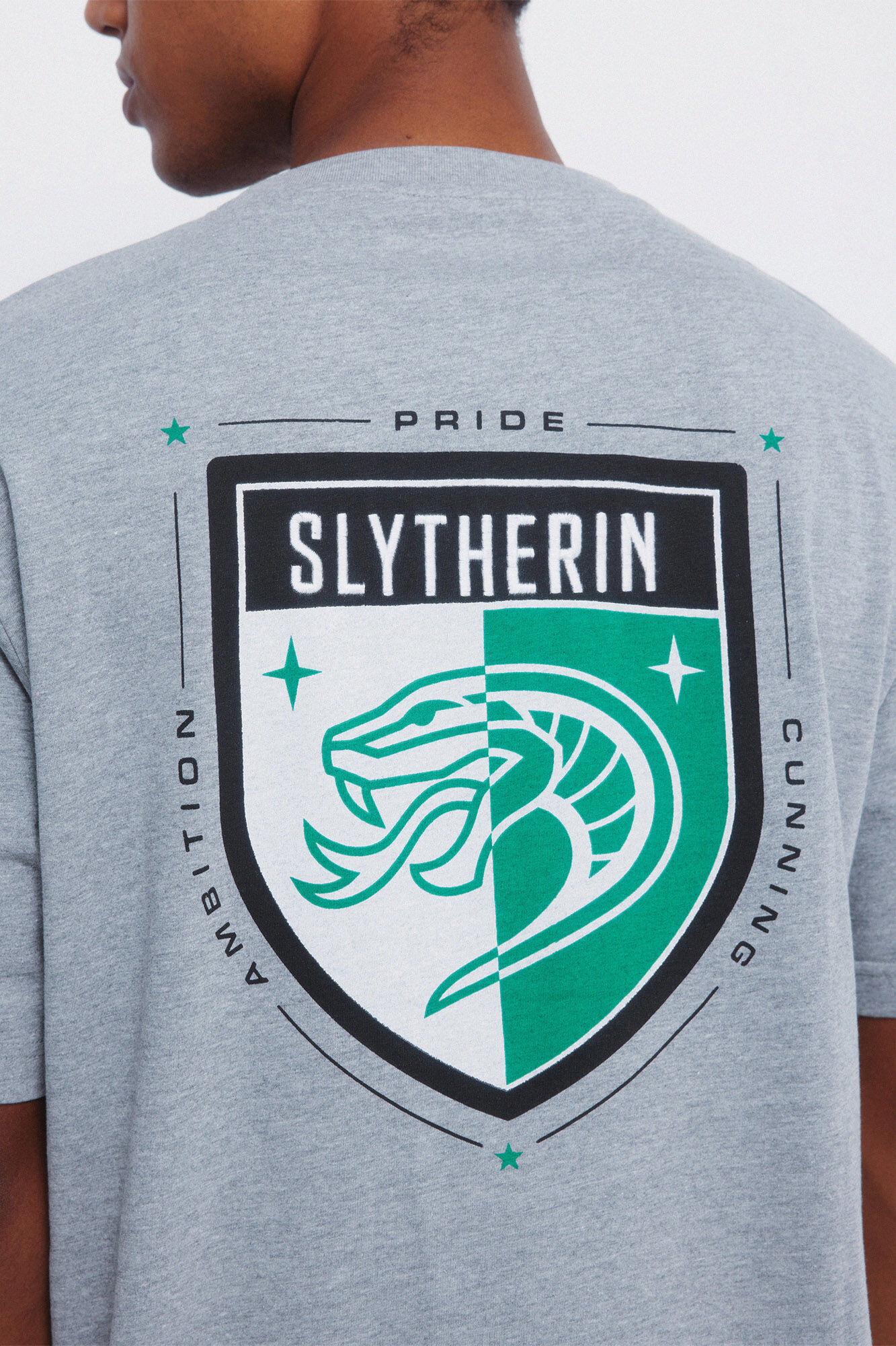 Springfield Camiseta Slytherin gris