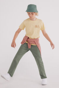 Springfield Playera Bici niño amarillo