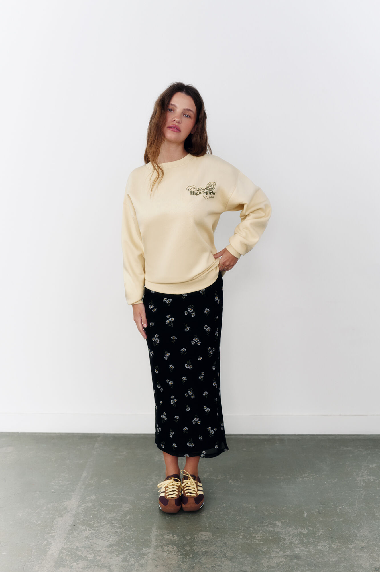 High Spirits Sudadera "Spritz" amarillo