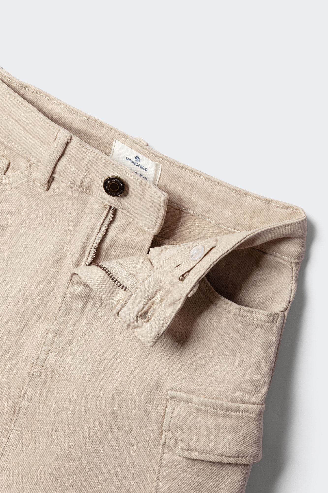 Springfield Kids Falda cargo ni&ntilde;a beige