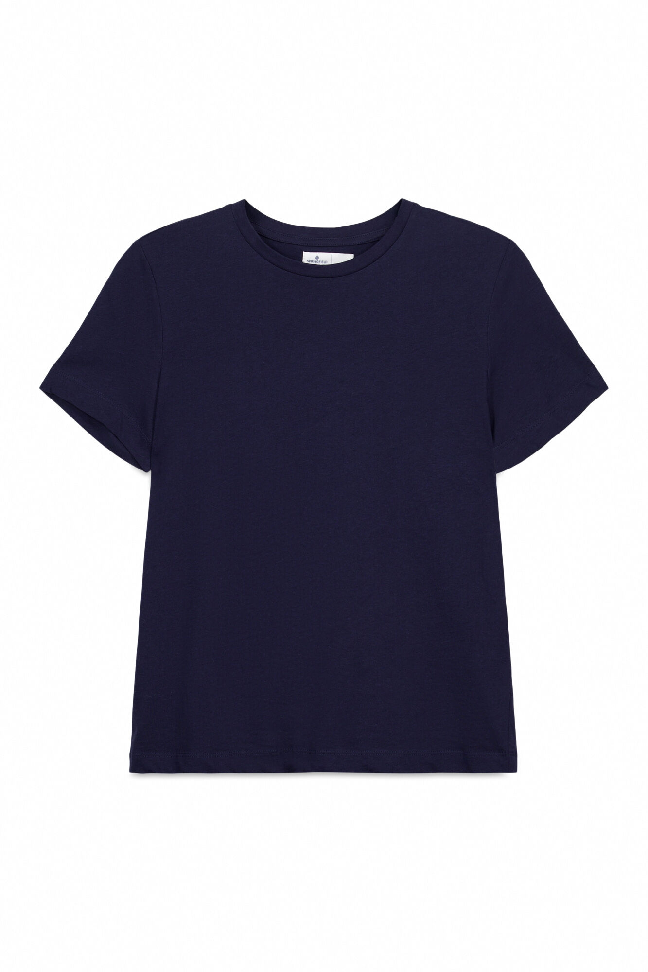 Springfield Playera b&aacute;sica manga corta marino