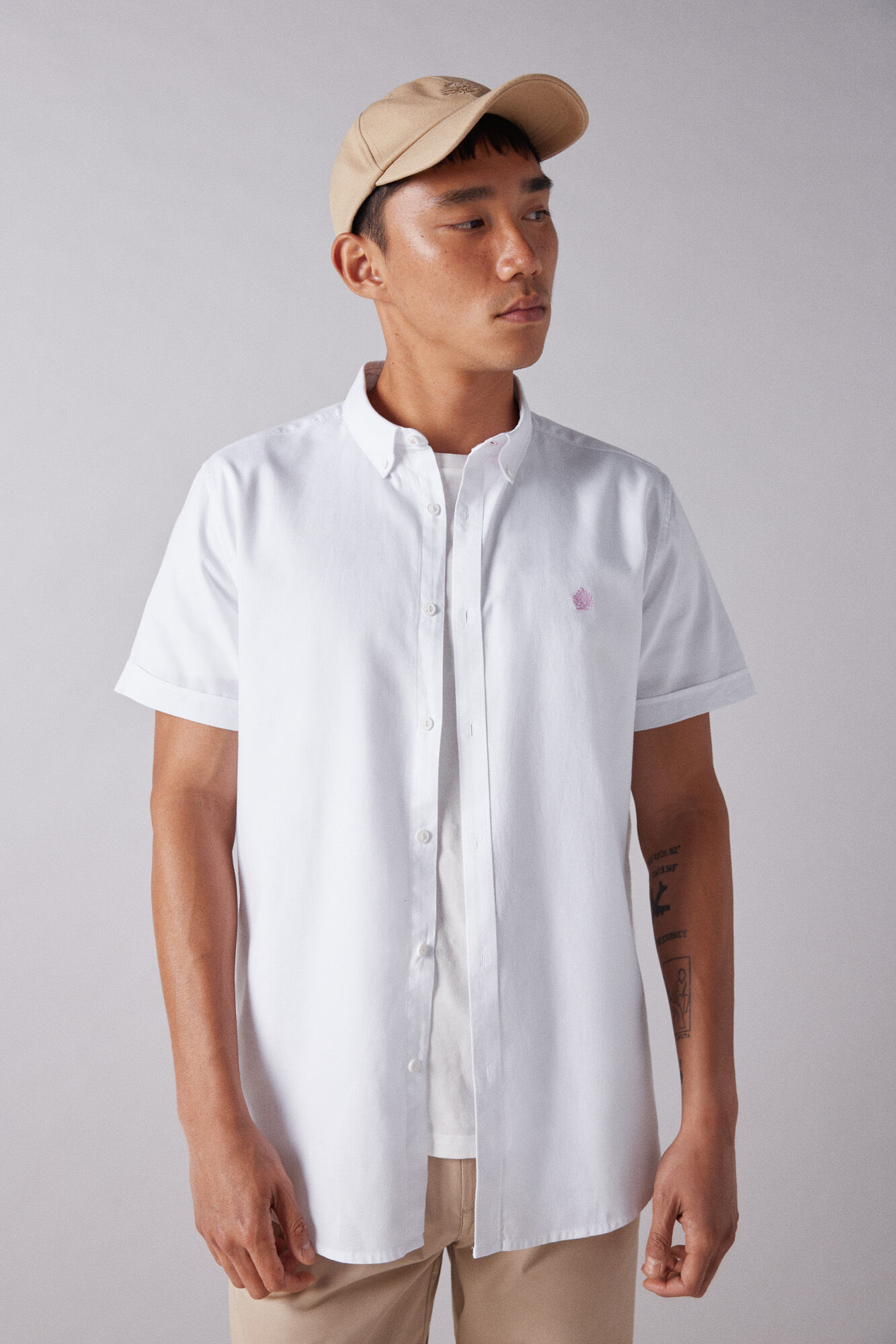 Camisa blanca hombre springfield hot sale