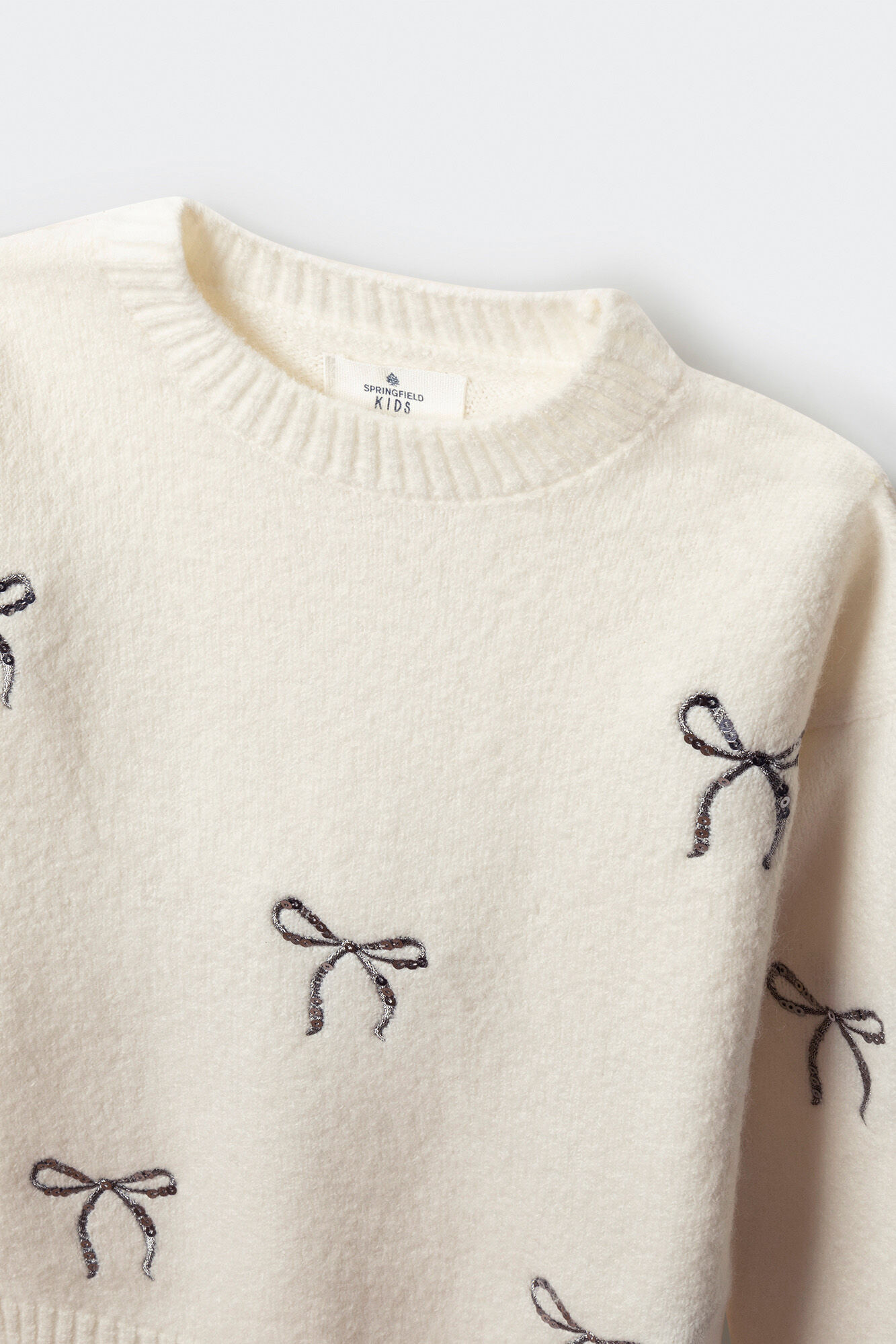 Springfield Kids Jersey de lazo para ni&ntilde;a marfil