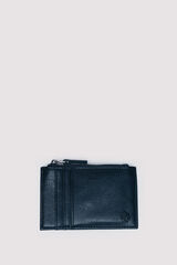 Springfield Monedero tarjetero efecto piel negro negro
