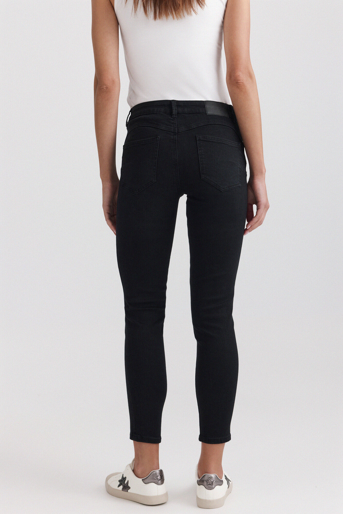 Springfield Jeans skinny push up negro