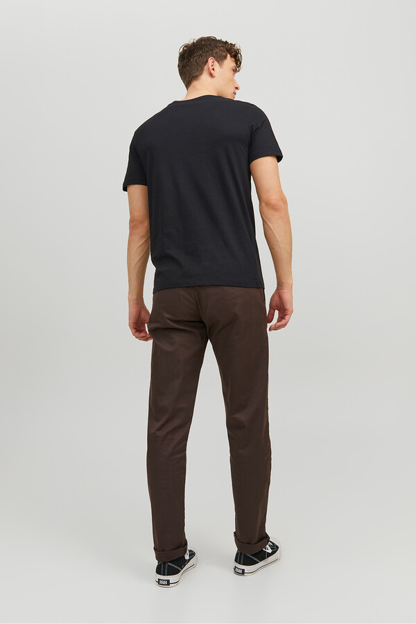 Jack & Jones Playera estándar fit negro