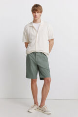 Springfield Bermudas color comfort fit verde