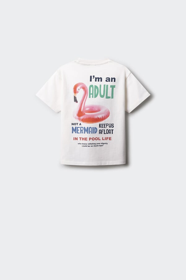 Springfield Kids Camiseta flamenco niño marfil
