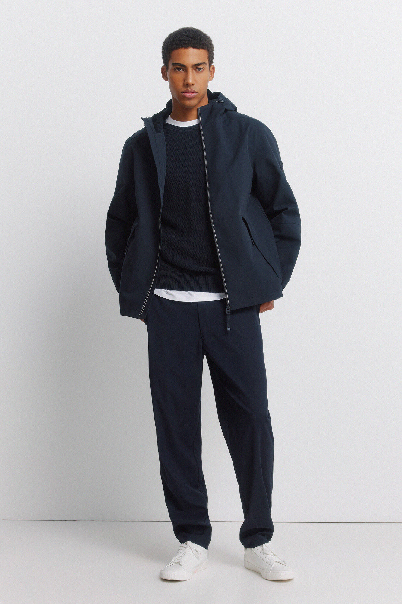 Springfield Parka t&eacute;cnica azul