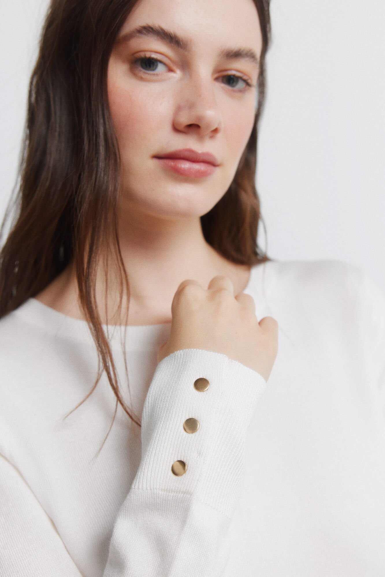 Springfield Jersey fino botones pu&ntilde;os