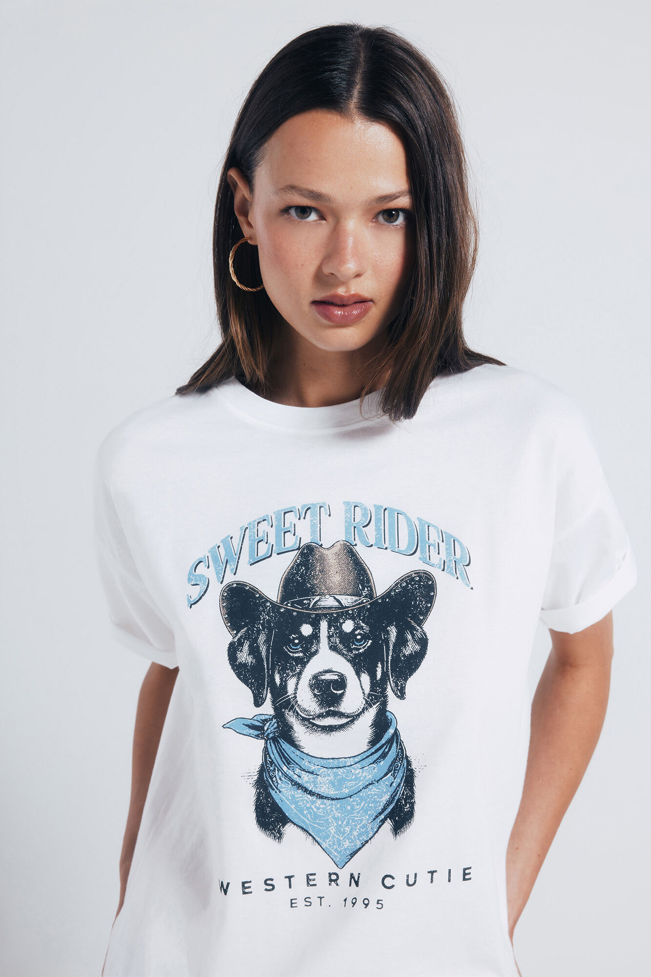 Springfield Playera "Sweet rider" caf&eacute;