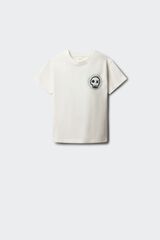 Springfield Kids Playera de manga corta de calavera para ni&ntilde;o marfil