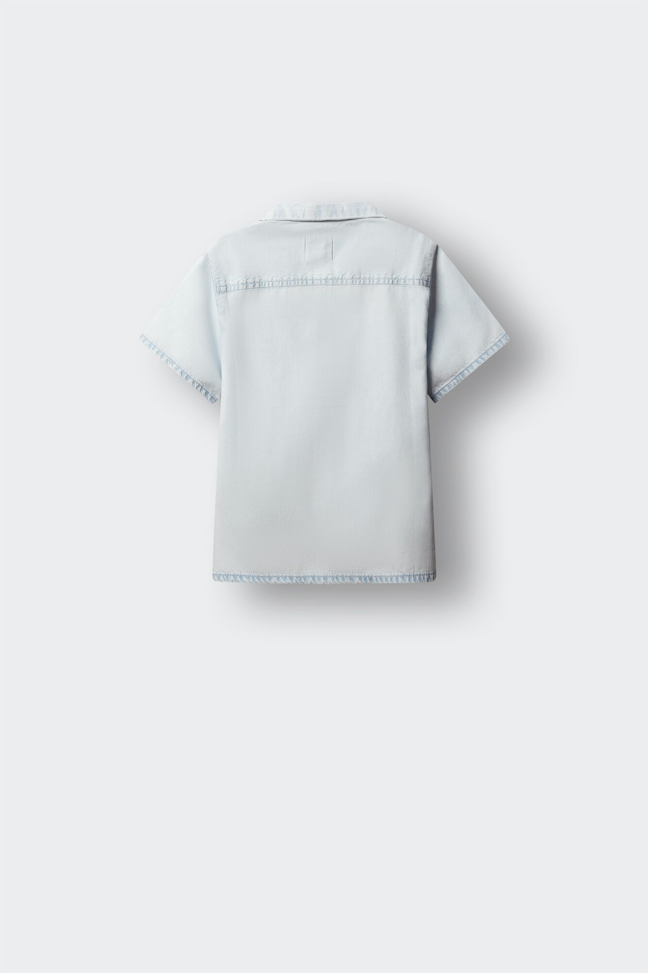 Springfield Kids Camisa de manga corta de chambray para ni&ntilde;o